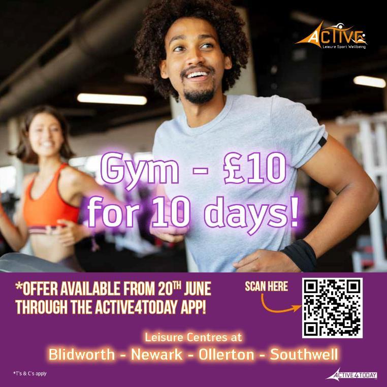 £10 for 10 days poster